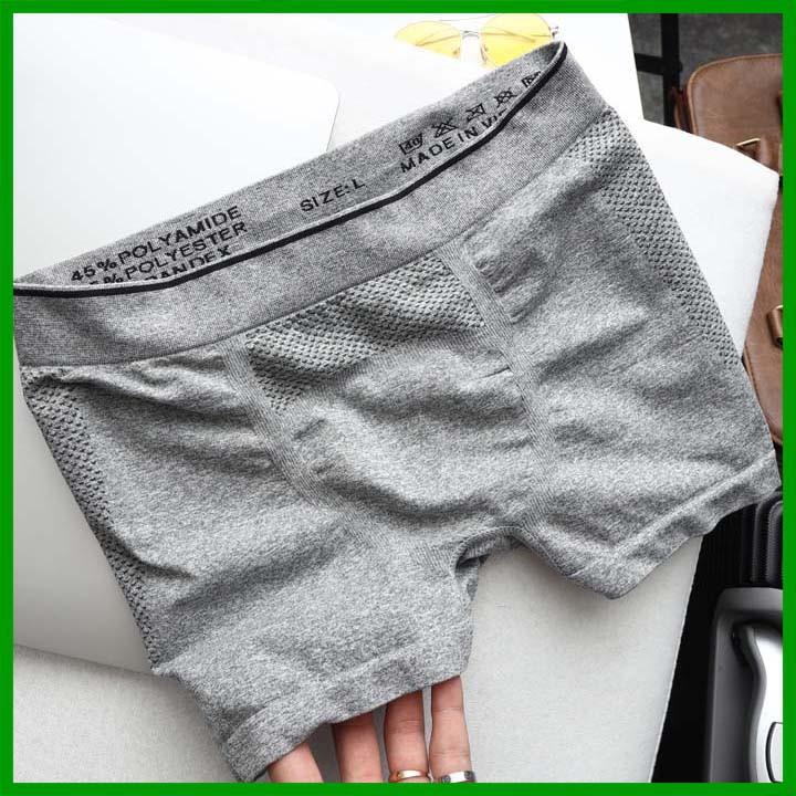 Quần Lót Nam, Quần Sịp Đùi Nam Boxer Cao Cấp. Quần Xịn, Dệt Không Đường May Chất Cotton Bamboo Siêu Mát