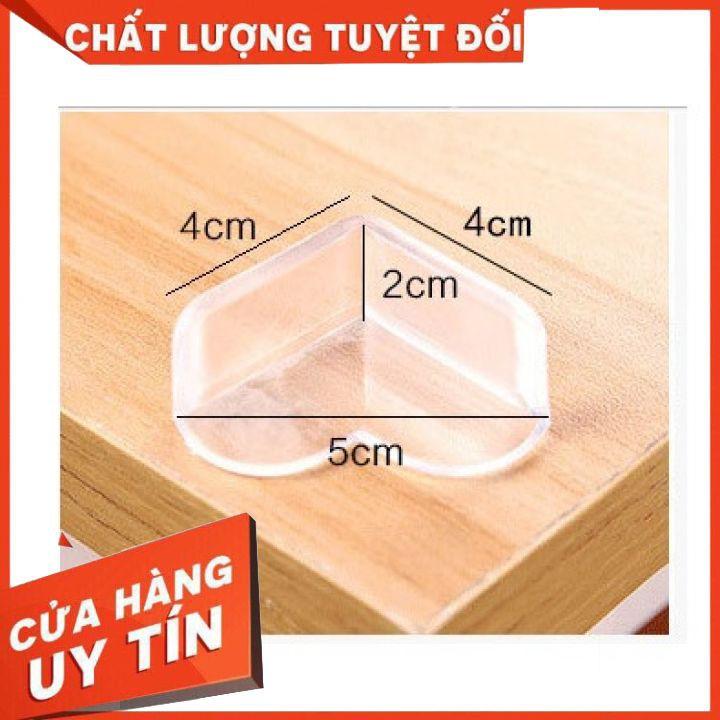 Set 4 Miếng Bịt Góc Bàn, Bọc Cạnh Bàn Silicon Tránh Va Đập 