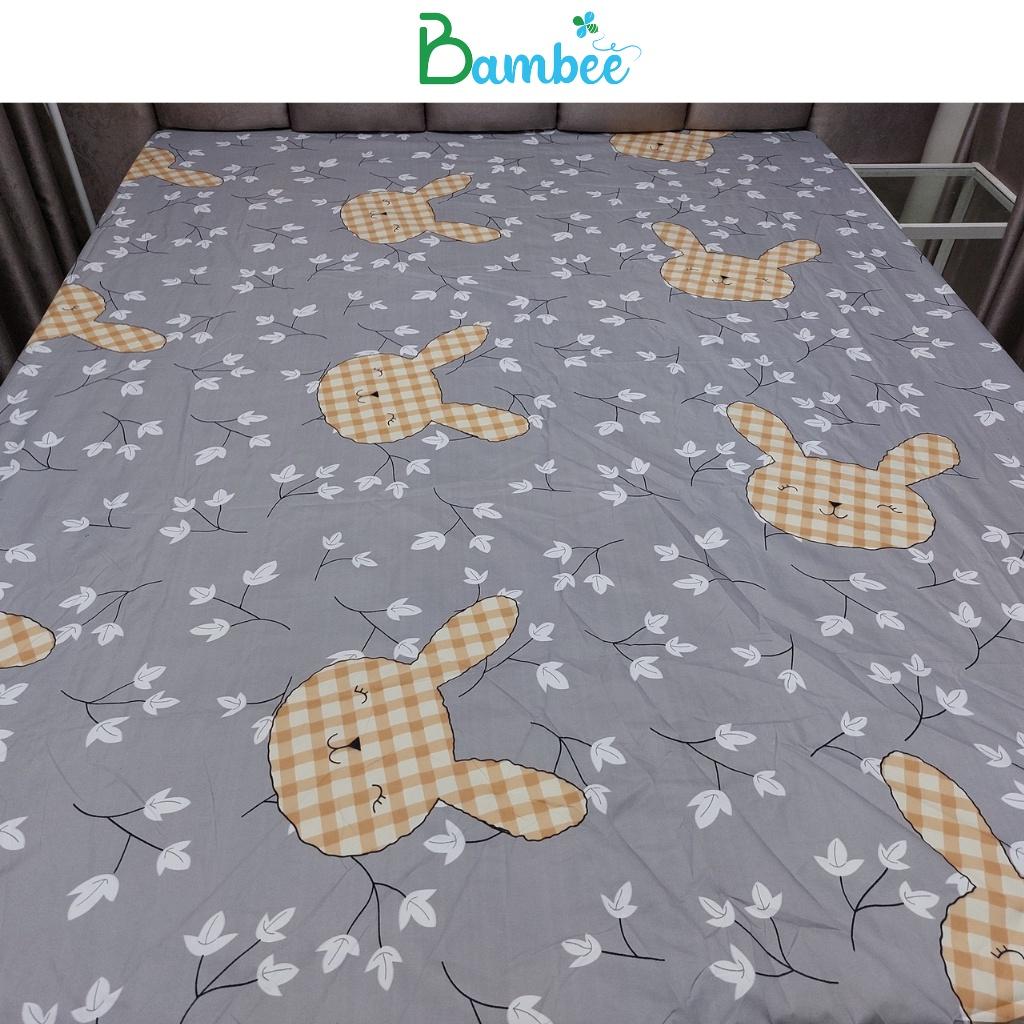 Ga chống thấm cotton, drap chống thấm cotton Bambee size 2mx2m2, 1m8, 1m6, 1m4, 1m2, 1m. Nệm 5cm, 10cm, 15cm, 20cm, 25cm