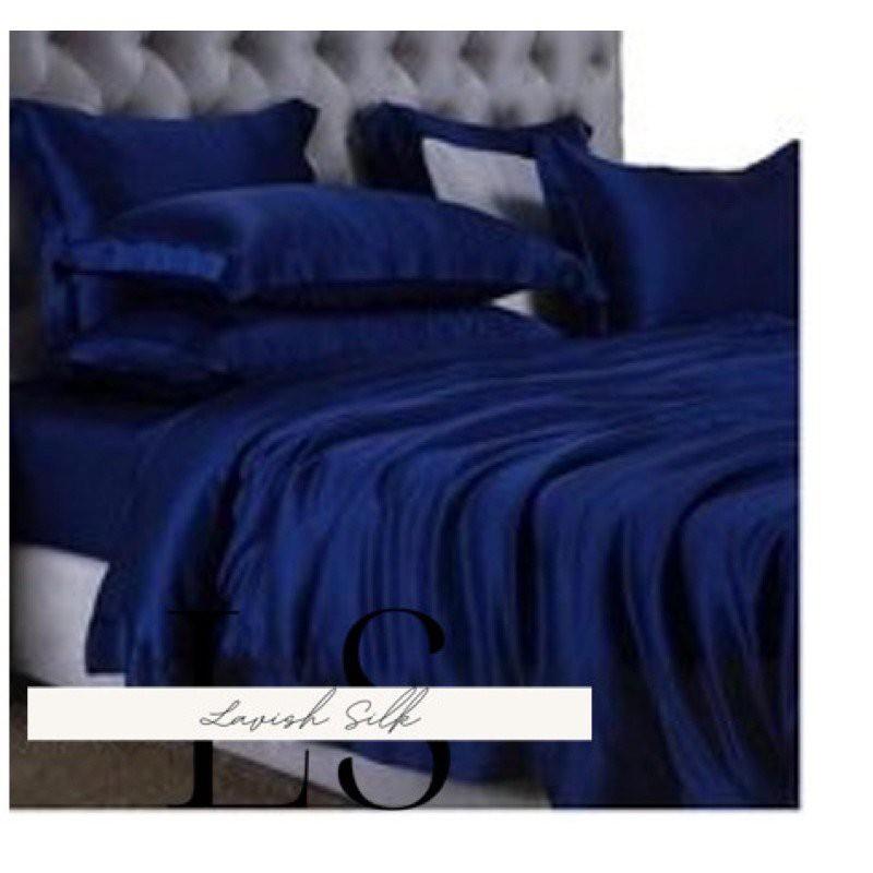 Vỏ Chăn Lẻ Phi Lụa 2m2 x 2m Lavish Silk hàng loại 1 mát lạnh không nối vải có dây kéo và 2 mặt vải dây 4 góc