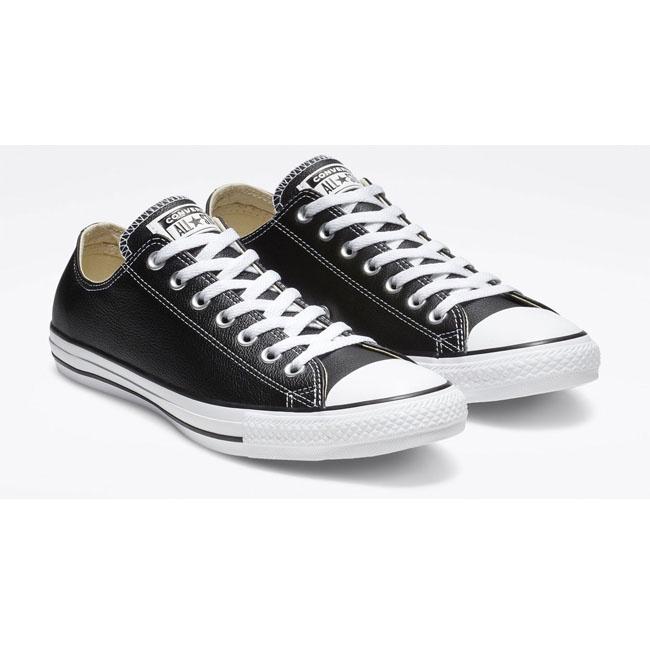 Giày Converse Chuck Taylor All Star Leather Black/White - 132174C