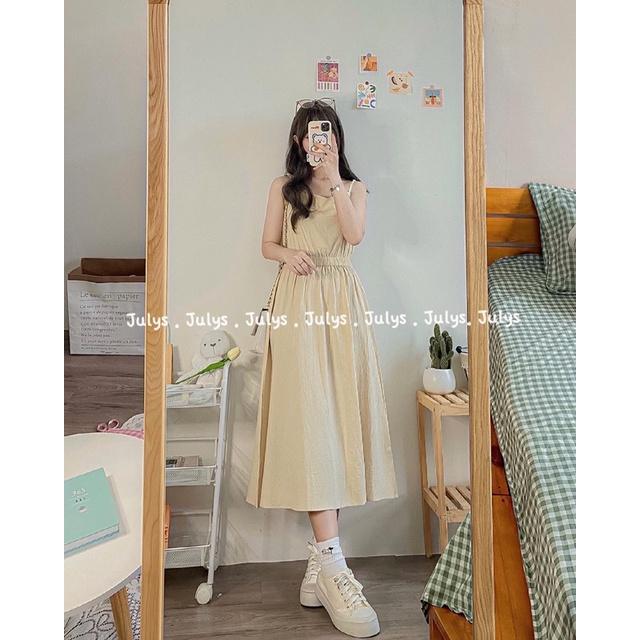 Váy hai dây eo chun co dãn