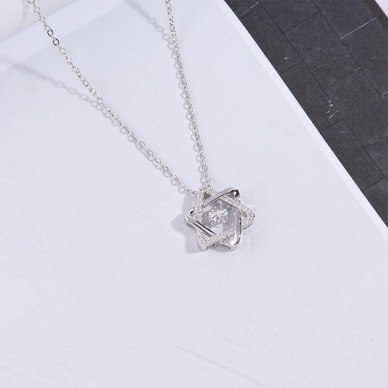 Dây Chuyền Bạc Nữ 925 - Vòng Cổ Bạc Nữ Đẹp Đính Đá TNC JEWELLERY