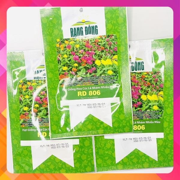 Hạt giống hoa cúc lá nhám nhiều màu RD 806