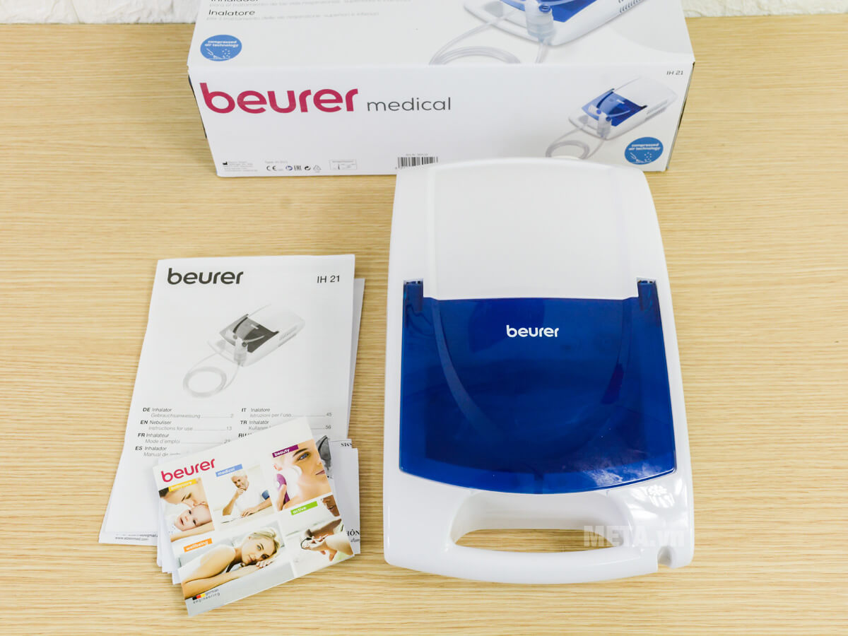 Máy xông mũi họng Beurer IH21, hạt siêu nhỏ