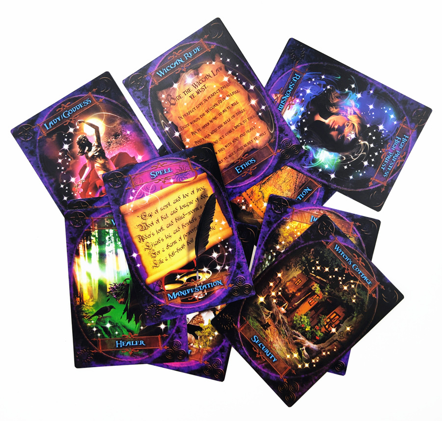 Combo Bộ Bài Bói Wisdom Oracle của Witches Oracle Cards Cao Cấp và Khăn Trải Bàn Tarot