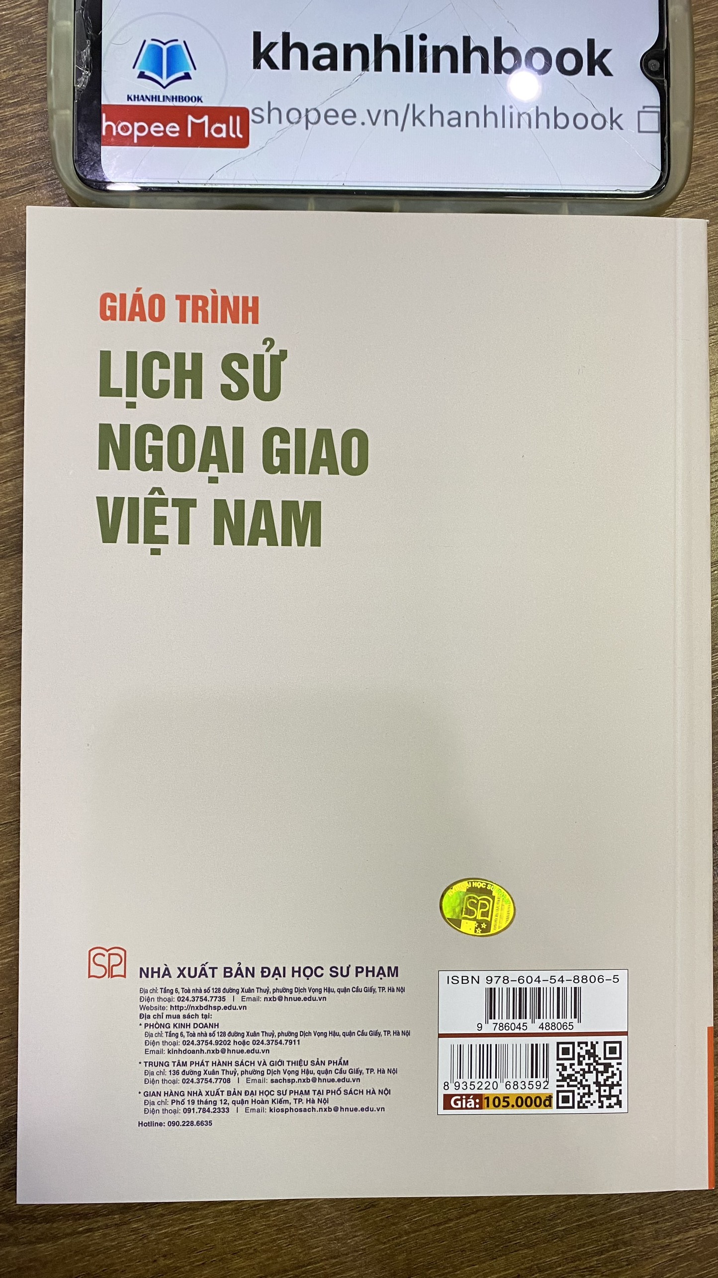 Sách - Giáo trình Lịch sử ngoại giao việt nam