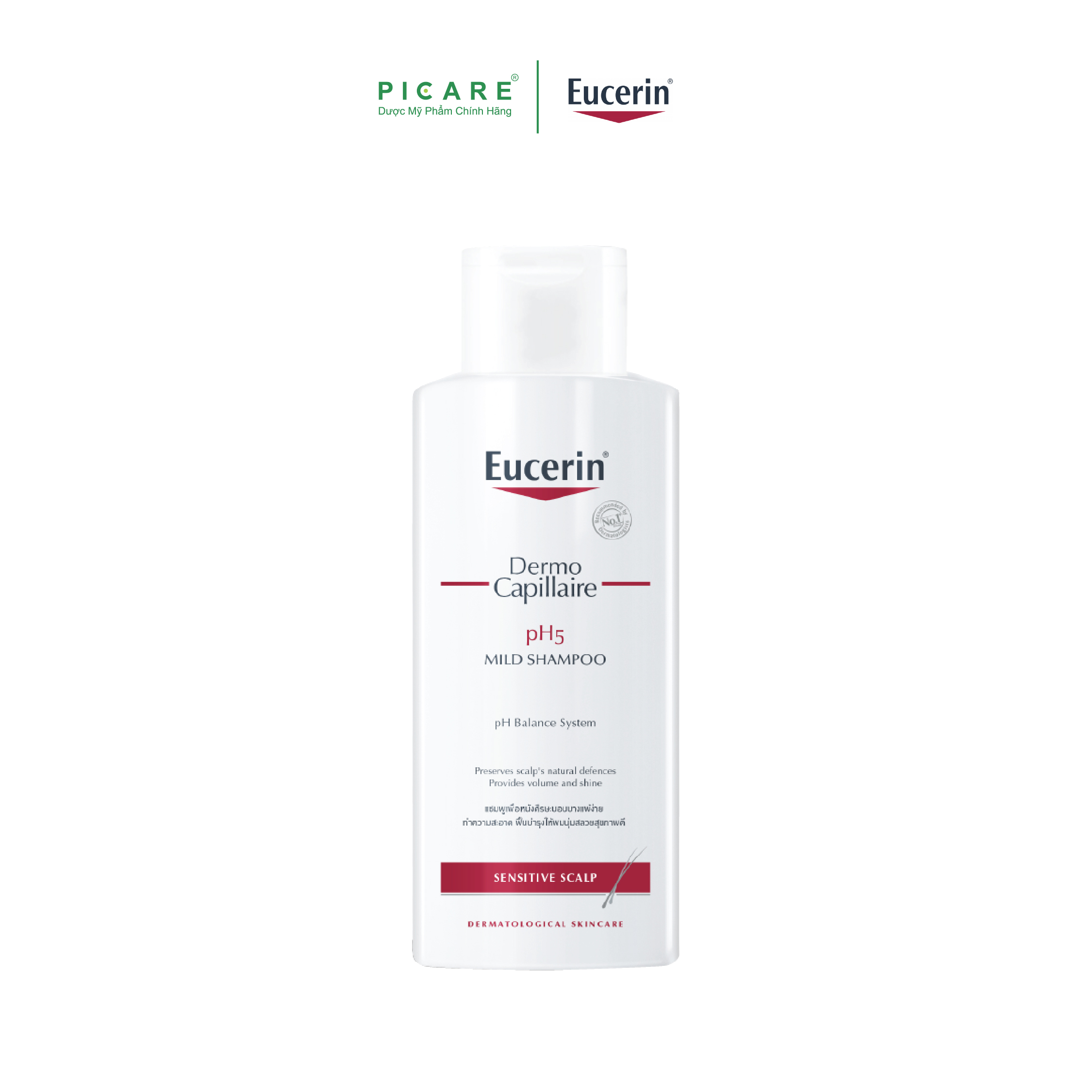 Dầu Gội Cho Da Nhạy Cảm Eucerin PH5 Shampoo (250ml)