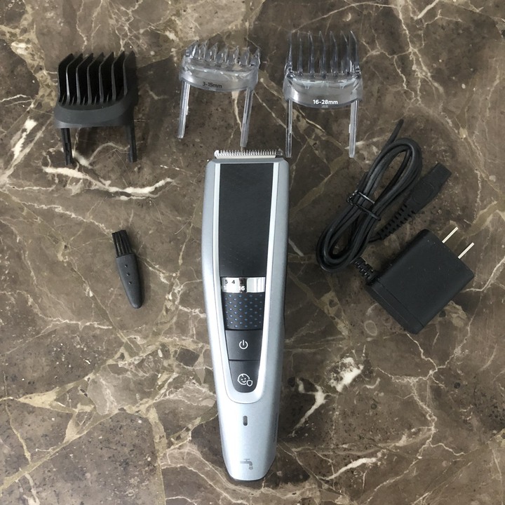Tông đơ cắt tóc cao cấp Philips HC5690/15 tích hợp 2 lưỡi cắt, đảm bảo cắt nhanh chóng, tiết kiệm thời gian - Hàng Nhập Khẩu