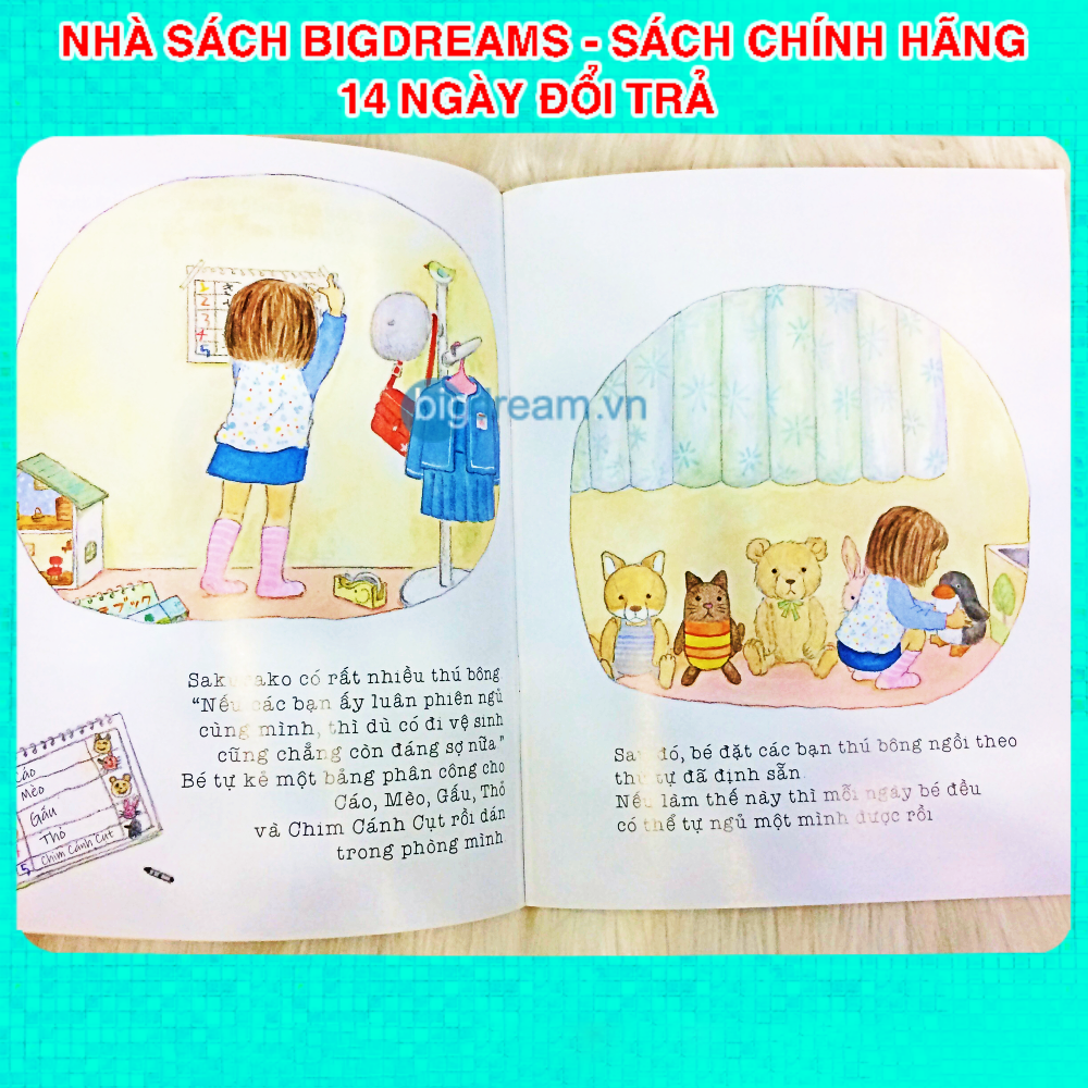 Con Tự Ngủ Một Mình Được Rồi Ehon Nhật Bản Cho Bé Từ 5 Tuổi - Dạy Con Tự Lập