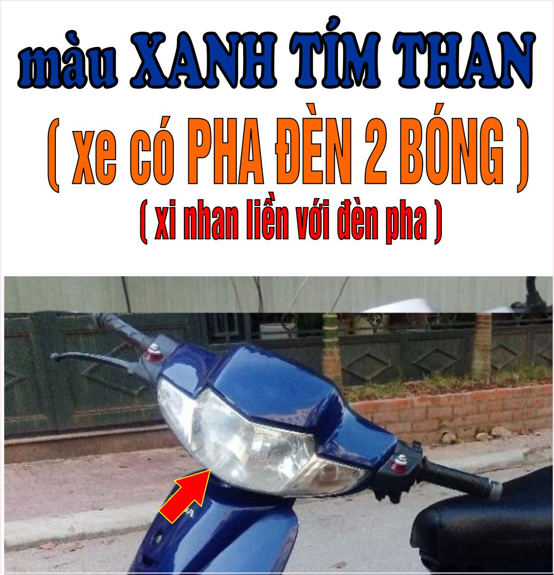 [TẶNG TEM] Bộ vỏ nhựa Màu XANH TÍM THAN cho xe Wave 110 - Wave Thái - Wave Zx đời 1997 đến 2006- TKB-537(8023)