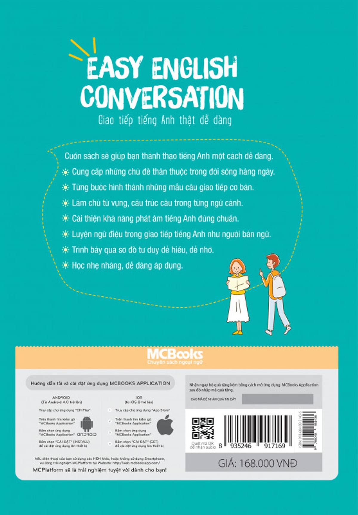 Easy English Conversation - Giao Tiếp Tiếng Anh Thật Dễ Dàng (Học Kèm App MCBooks Application)