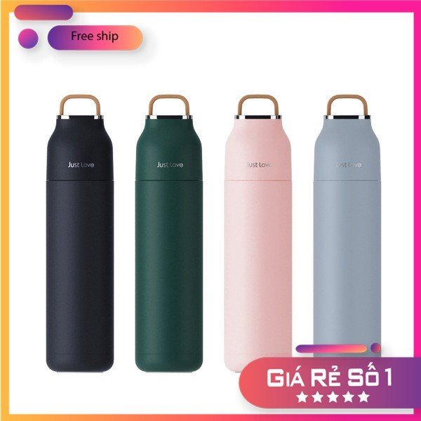 Bình Giữ Nhiệt Just Love 500ML - Inox 304 Cao Cấp