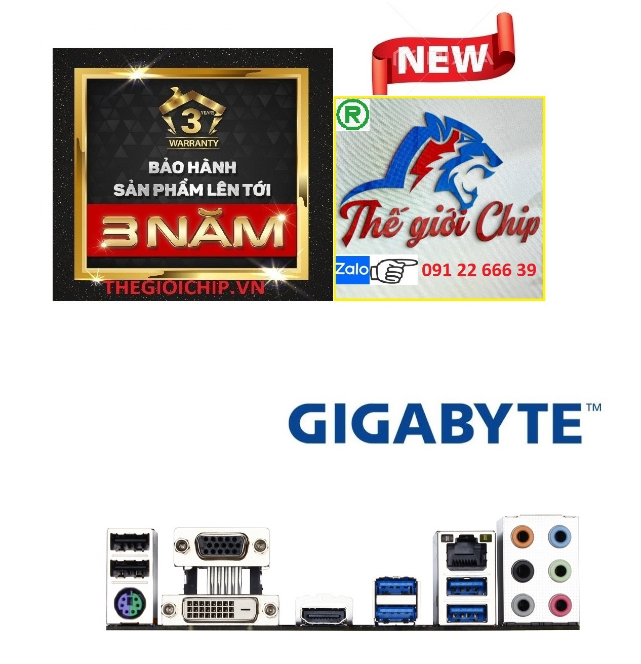 Bo Mạch Chủ Gigabyte GA-H97M-D3H - Hàng Chính Hãng