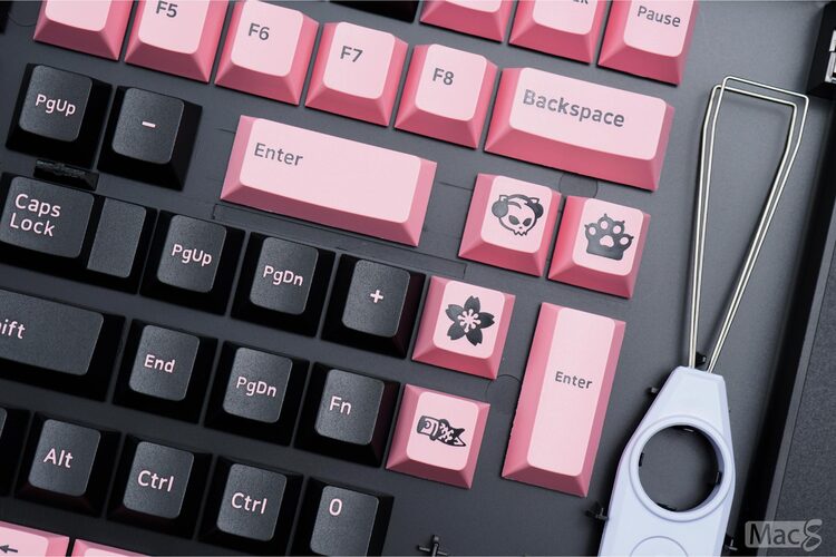 Set Keycap AKKO Black Pink Dancer - Hàng Chính Hãng