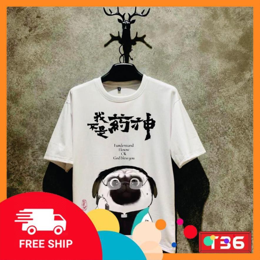 Áo Hình In Doctor Pug T36