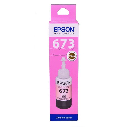 Mực in Epson T673 Light Magenta Ink Bottle (C13T673600) - Hàng Chính Hãng