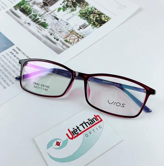 Gọng kính dẻo style Hàn Quốc kính vuông 2022