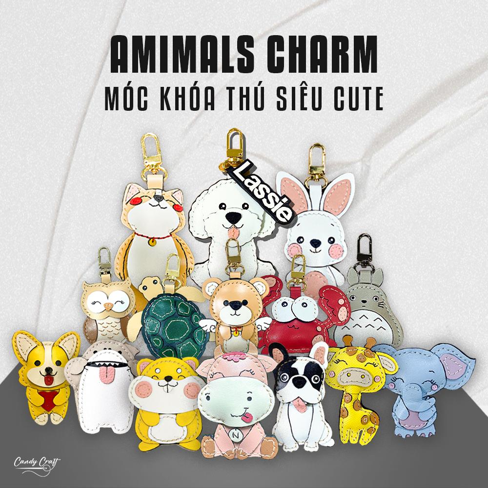 Móc khóa trang trí hình thú cute - HÀNG ĐẶT NHẬN SAU 7 NGÀY