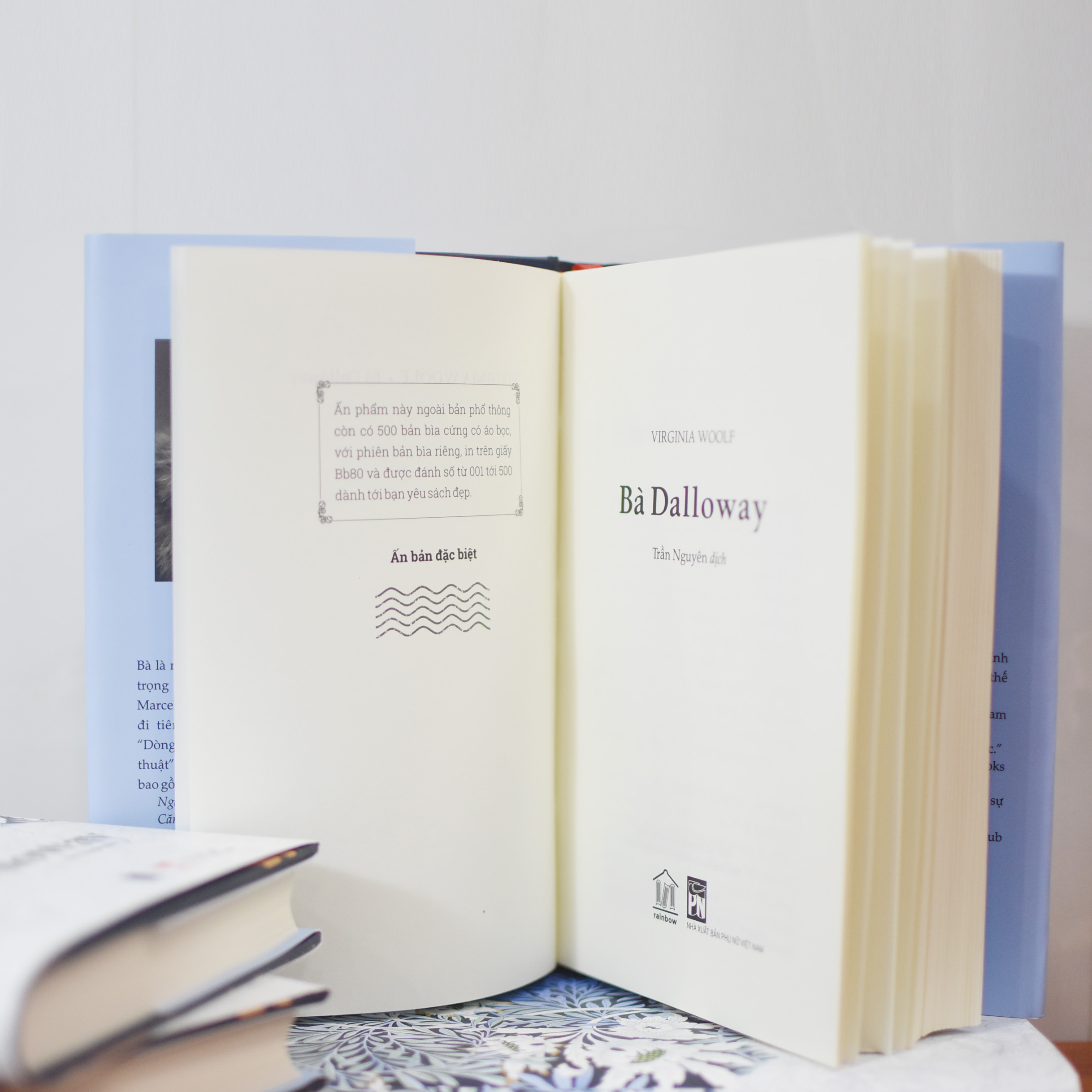 BÀ DALLOWAY (bản giới hạn, bìa cứng) - RAINBOW BOOKS (Trần Nguyên dịch)