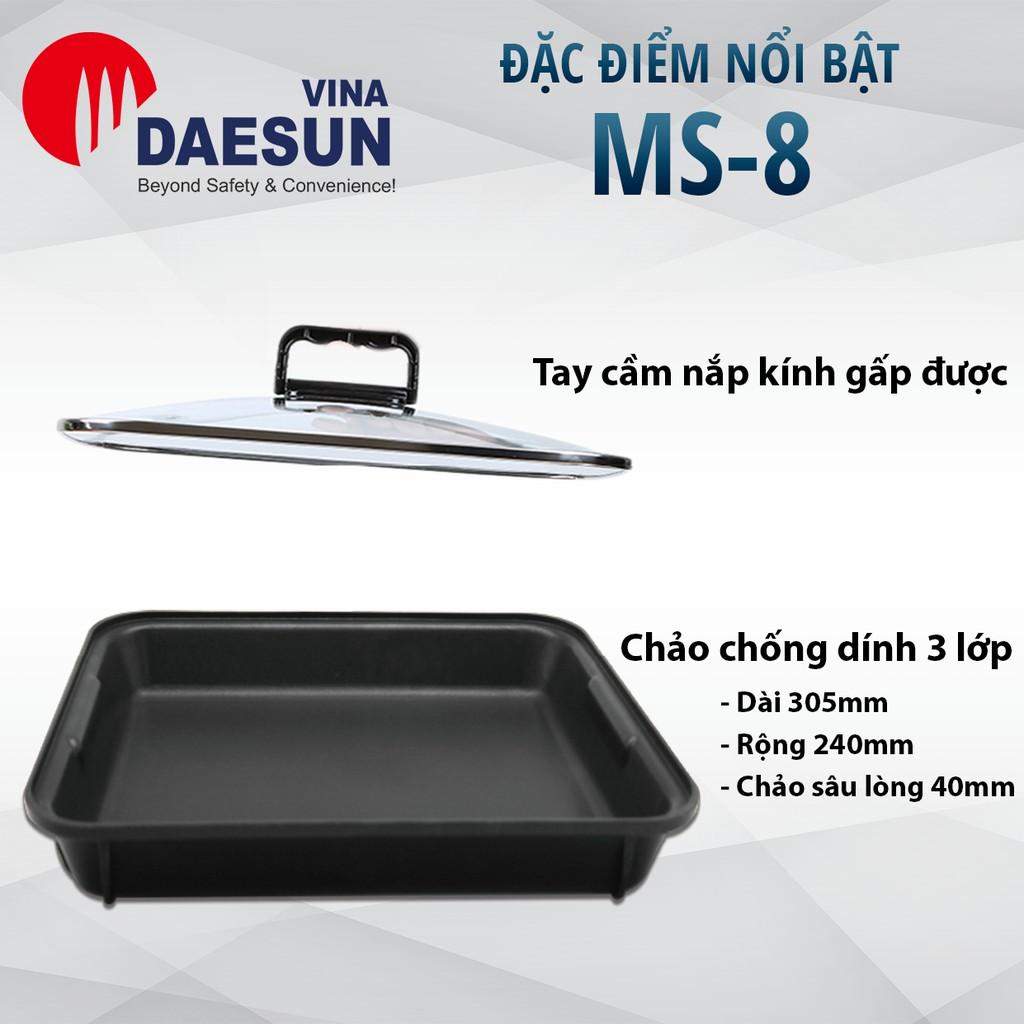 Bếp Ga Mini Maxsun MS-8 - Công Suất 2100W | Chảo Chống Dính | Hàng Chính Hãng