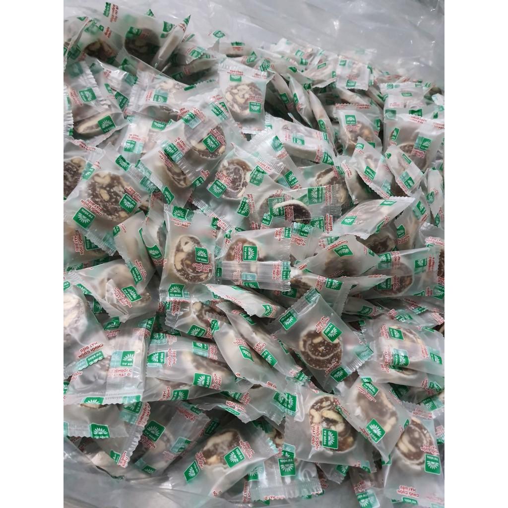 Bánh chuối phồng hạt điều Tư Bông cao cấp 350g - ít ngọt thơm ngon bổ dưỡng chánh gốc Đồng Tháp