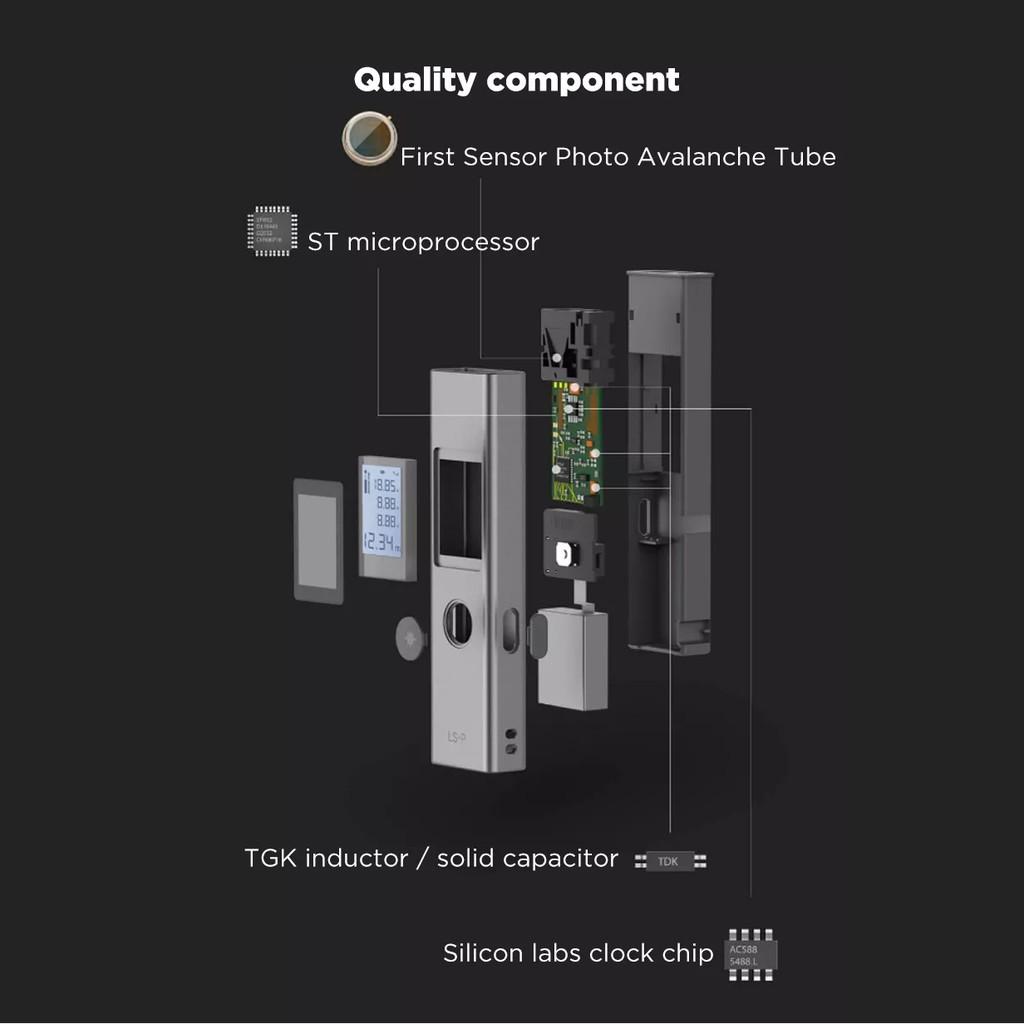 Máy Đo Khoảng Cách Bằng Laser DUKA LS-P Kích Thước Nhỏ Gọn Sạc USB Tiện Dụng Cho Săn Bắn/ Đánh Golf