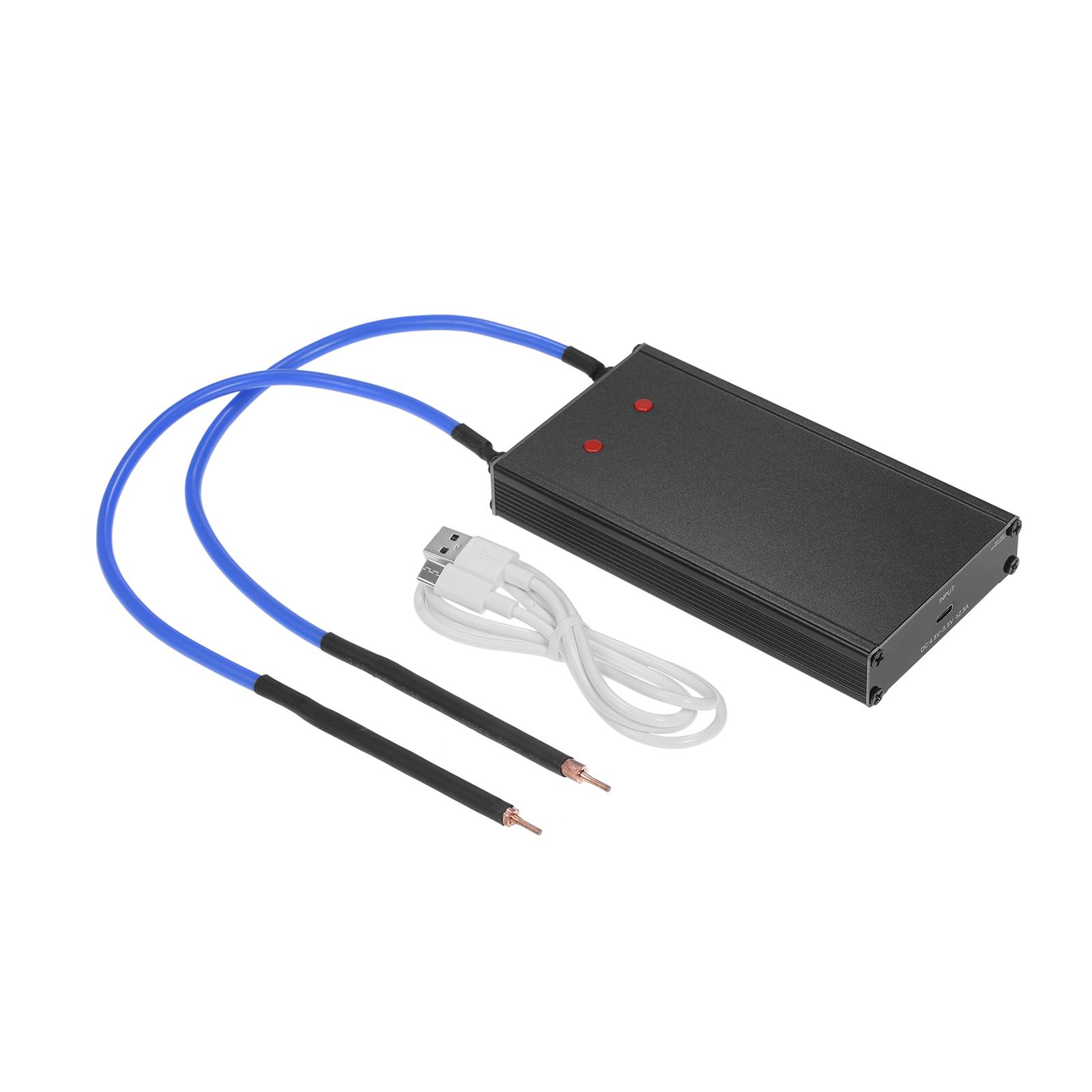 Portable Pulse Spot Welder Rechargeable Mini Spot Welding Machine with 2 Welder Pen Household DIY 18650/21700/32650