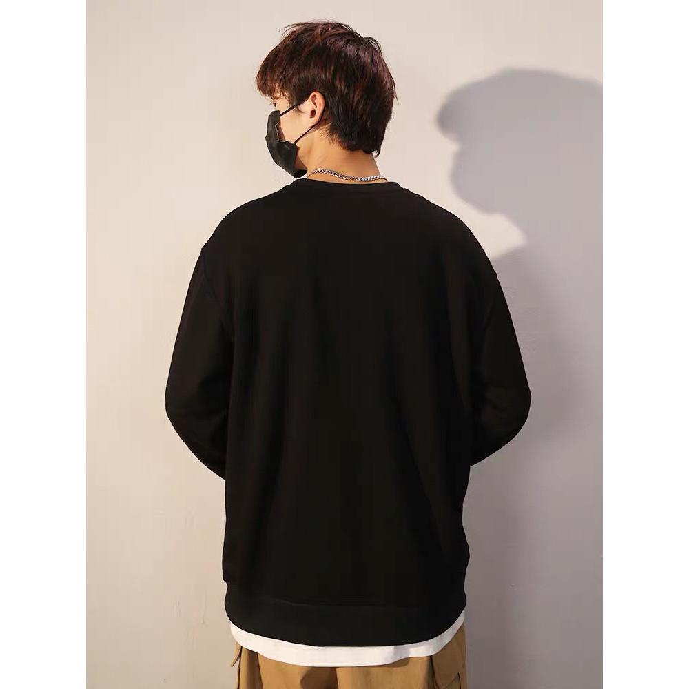 Áo Sweater Cổ Tròn Dài Tay Nữ Nam Unisex Chất Vải Nỉ Poly Cún Thả Tim, áo hoodie nữ, áo thun tay dài form rộng ,áo sweater nam nữ đều mặc được, áo chui đầu, áo khoác nữ chống nắng chống lạnh tốt