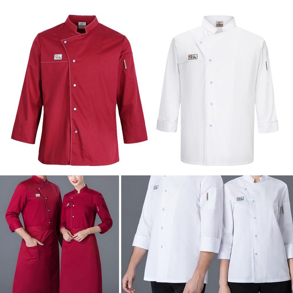 Chef Jackets Long Sleeves Coat Chef Uniforms Hotels Restaurants Work Apparel