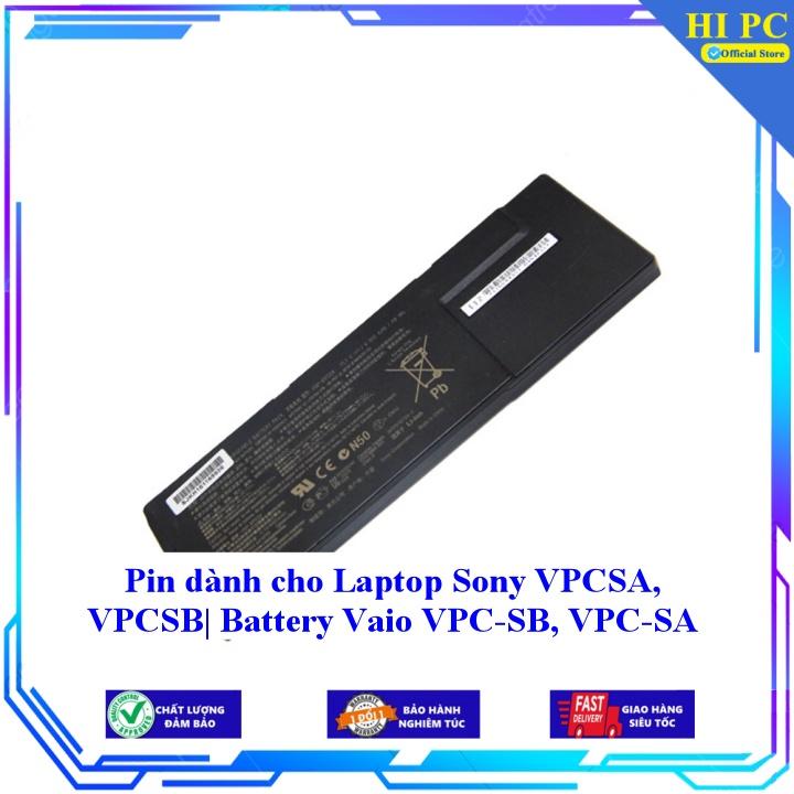 Pin dành cho Laptop Sony VPCSA VPCSB Battery Vaio VPC-SB VPC-SA - Hàng Nhập Khẩu