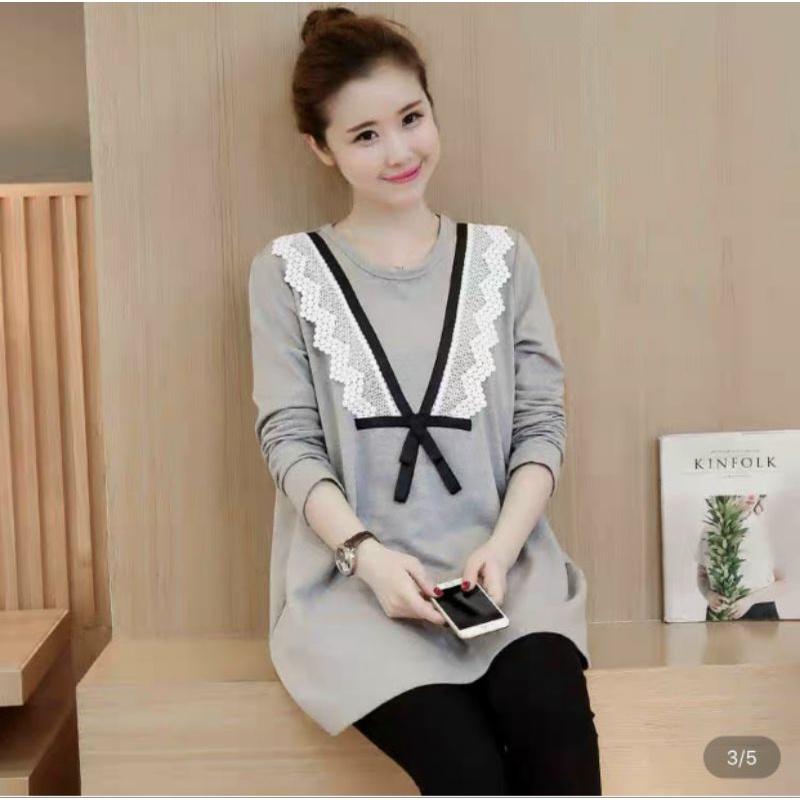 Áo bầu mùa thu đông-Áo Bầu Công Sở Siêu Xinh, Vải Đũi Đẹp, Freesize - Tổng kho váy bầu