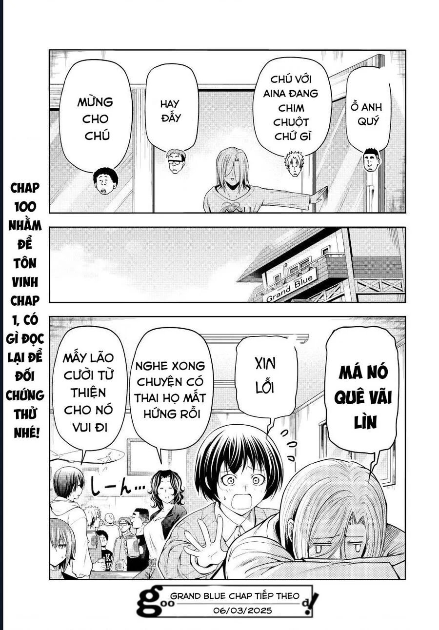 cô gái thích lặn - grand blue chapter 100 37