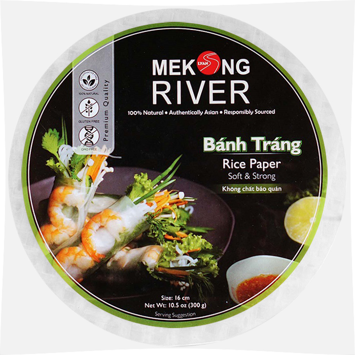 Combo 3 Túi Bánh Tráng Mekong River 16cm 300g