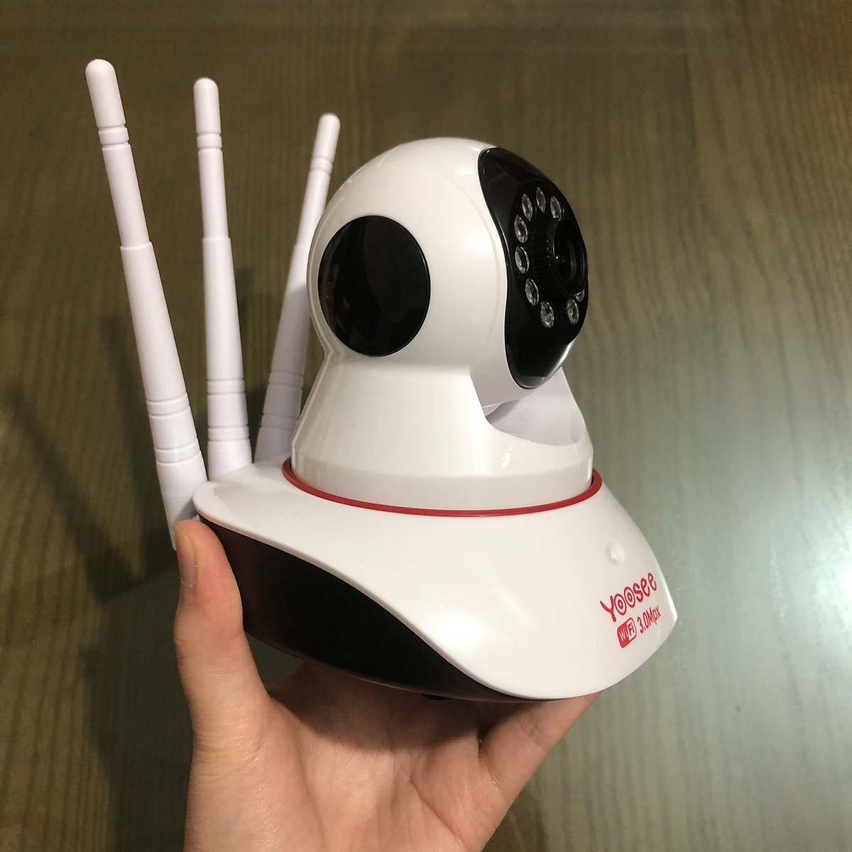 Camera wifi yoosee 3.0 2K siêu nét - camera ip yoosee 3 râu 3mp trong nhà - hàng nhập khẩu