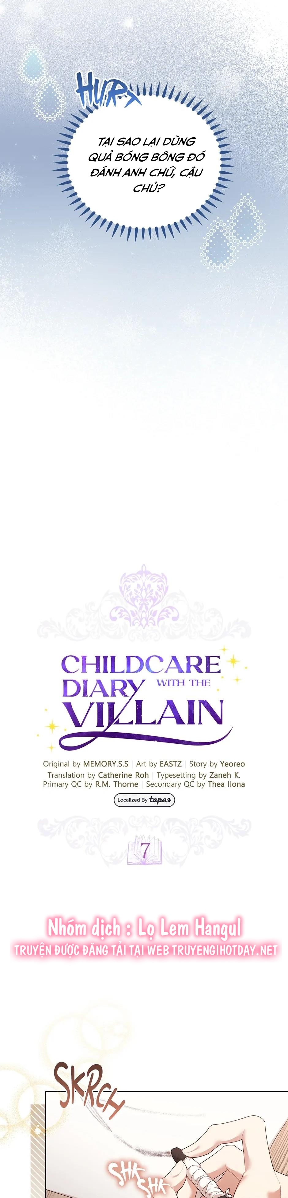 nhật ký chăm sóc đứa trẻ của nhân vật phản diện chapter 7 3