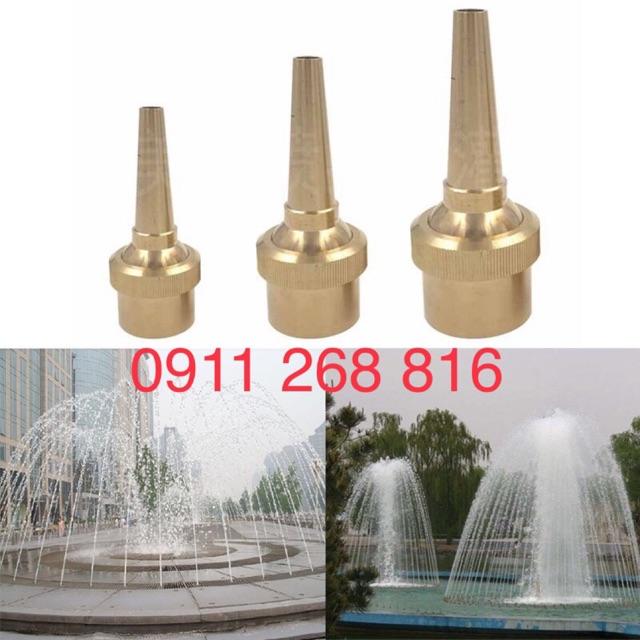 Đầu phun tia nươc ren trong 21mm phun nước nghệ thuật