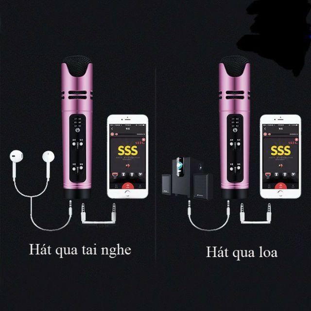 Micro Livestream C16 tặng kèm tai nghe, có trợ ship cho khách hàng