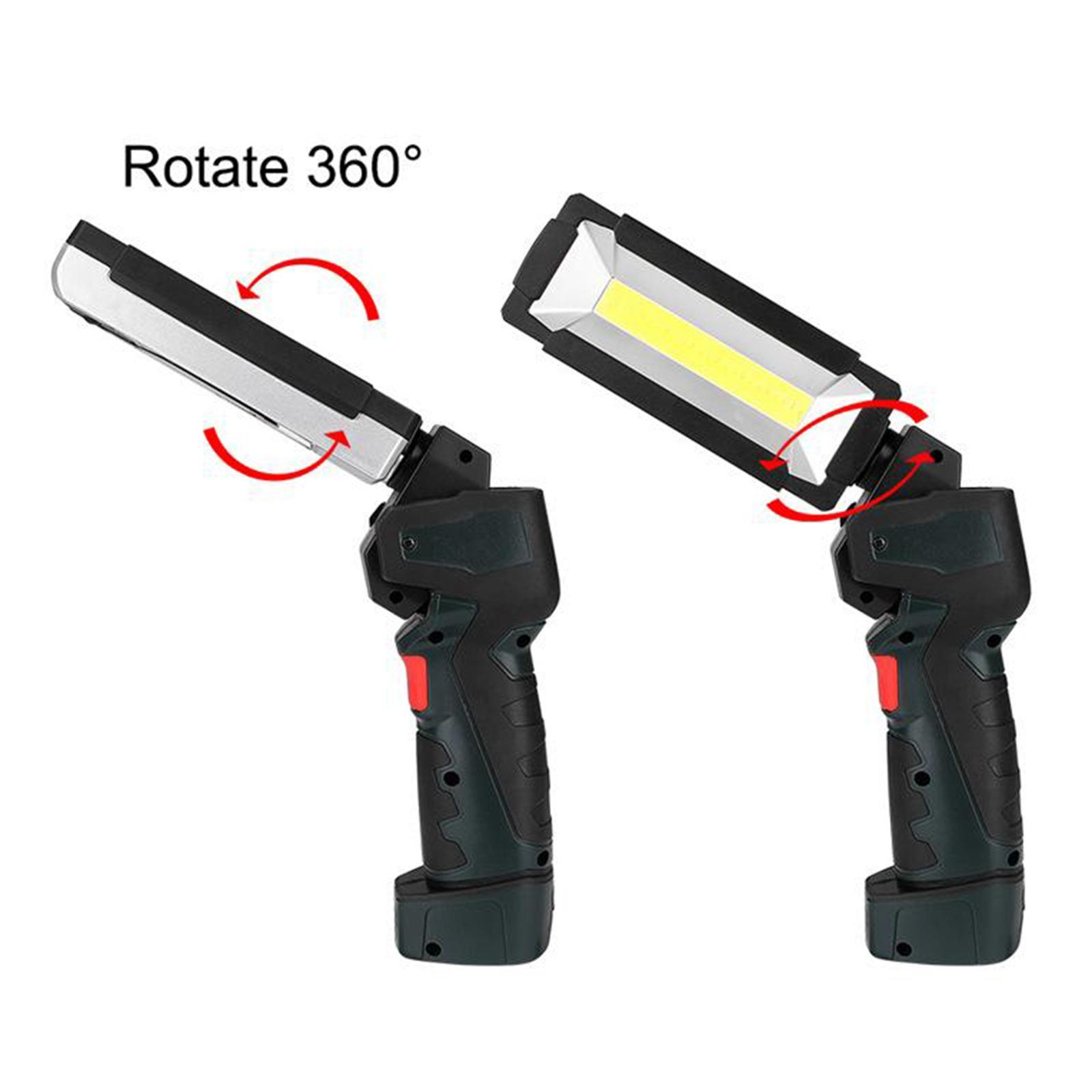 Home Rotating Base Emergency COB LED Work Light Lamp