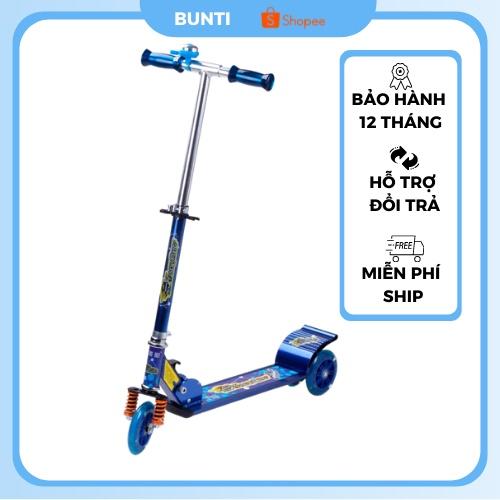 Xe Trượt Scooter Cho Bé 2 Bánh Có Đèn Led Phát Sáng Cho Bé Từ 2-10 Tuổi Có Đèn Led Phát Sáng BUNTI T2009C