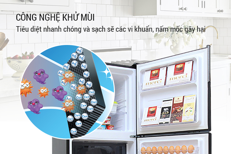 Tủ lạnh Sharp Inverter 315 lít SJ-X346E-DS