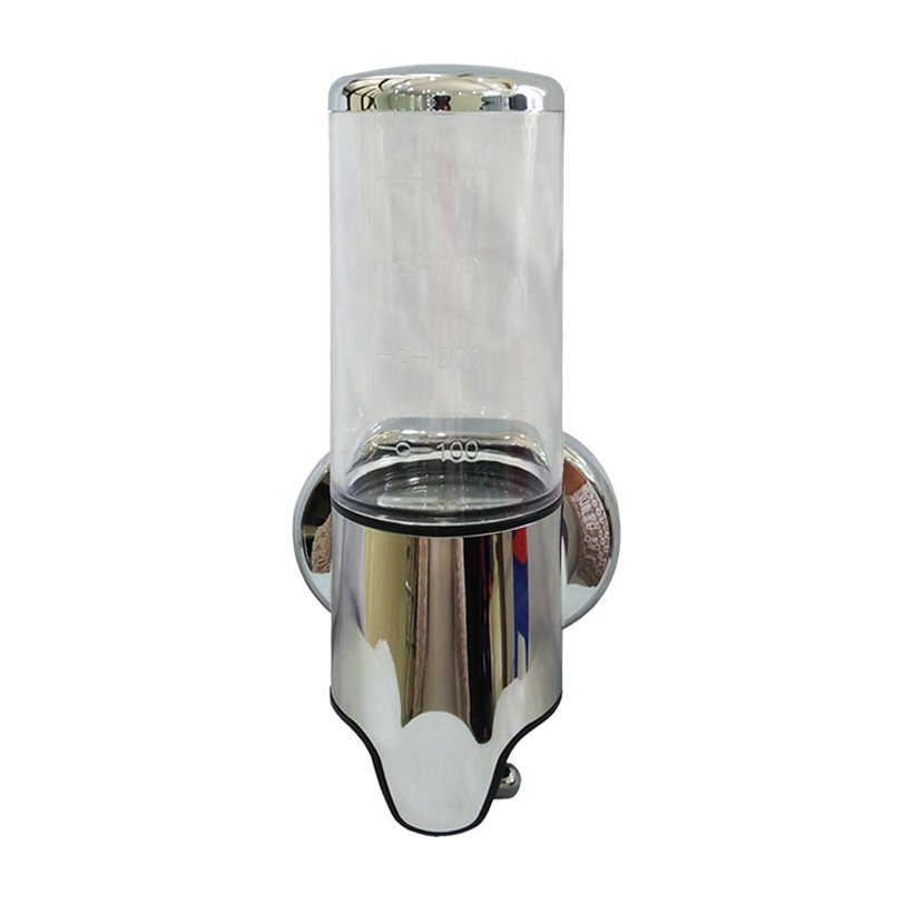 Hộp đựng xà bông cần gạt thông minh 1 bình cao cấp màu trắng trong