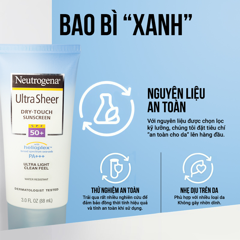 Kem chống nắng Neutrogena U.S Dry Touch SPF 50 88ml