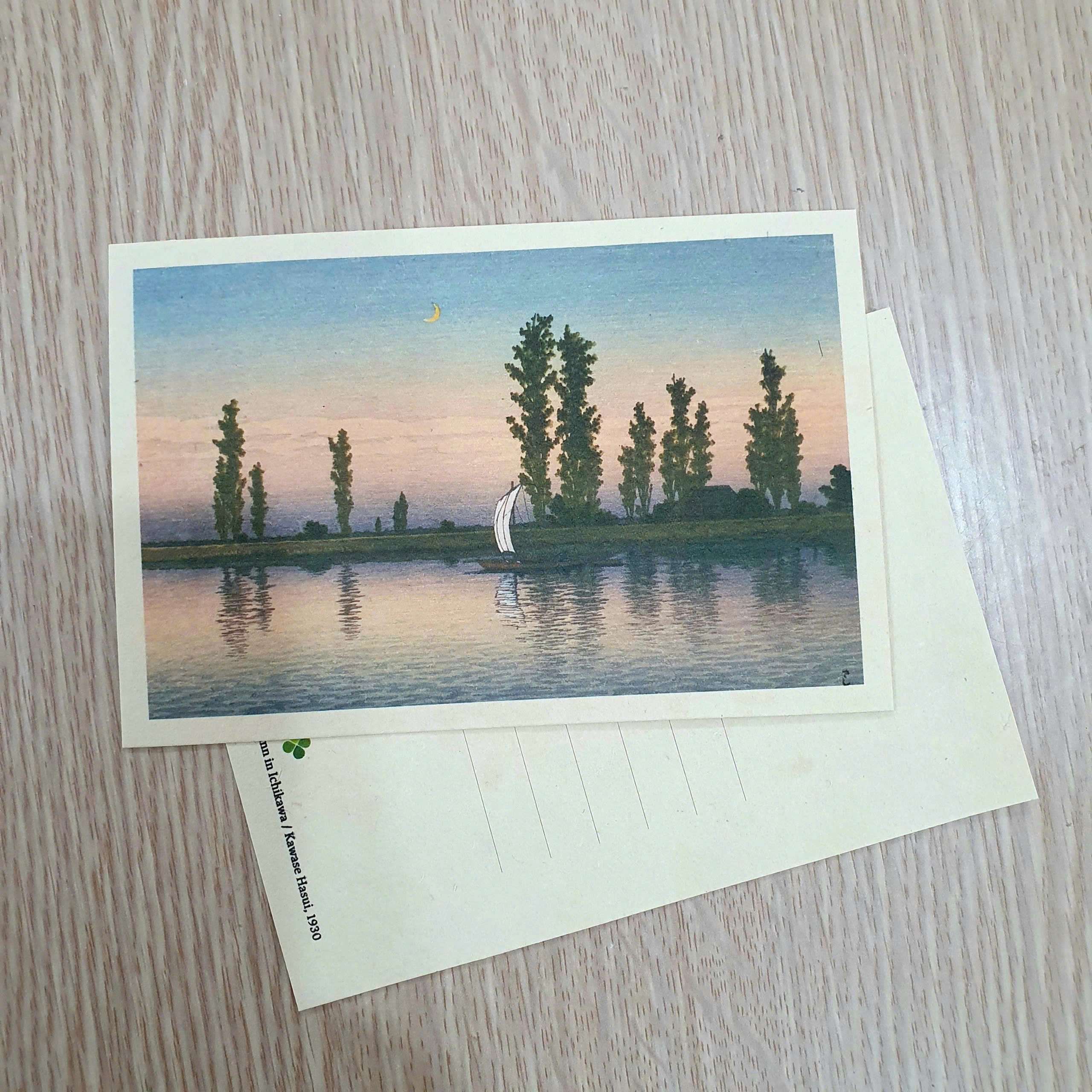 Bưu thiếp giấy dó phong cảnh thiên nhiên - postcard giấy dó 10x15cm