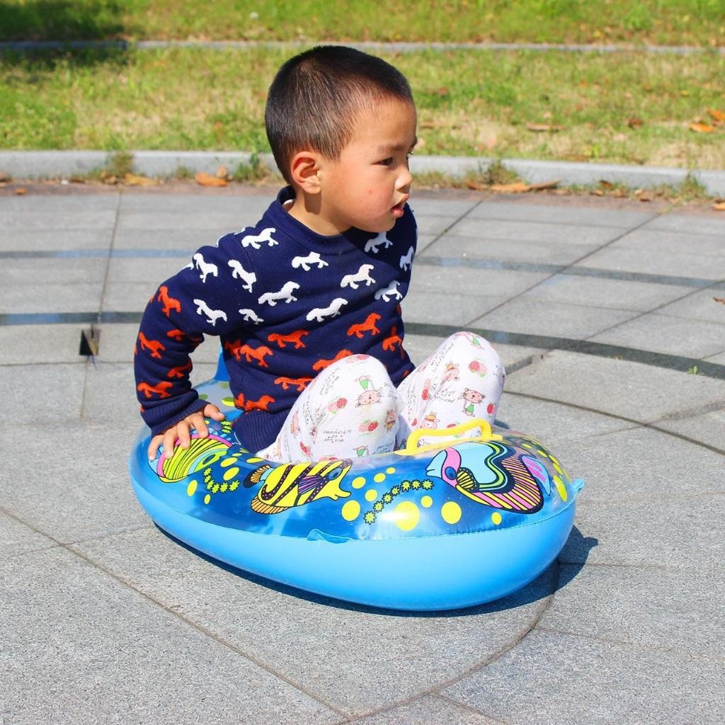 Phao Bơi Chống Lật Cho Bé Có Xỏ Chân 1-5 Tuổi Mẫu Cano