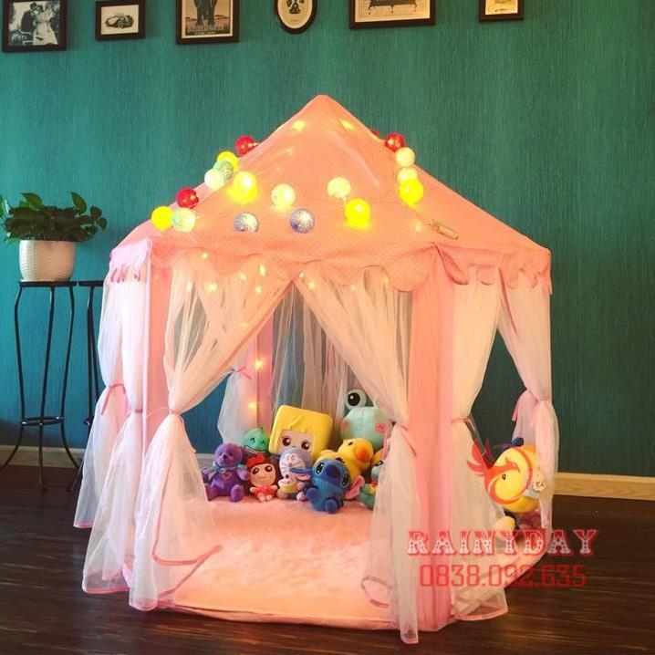 Lều ngủ công chúa - Nhà lều hình lục giác cực đẹp và dễ thương cho bé