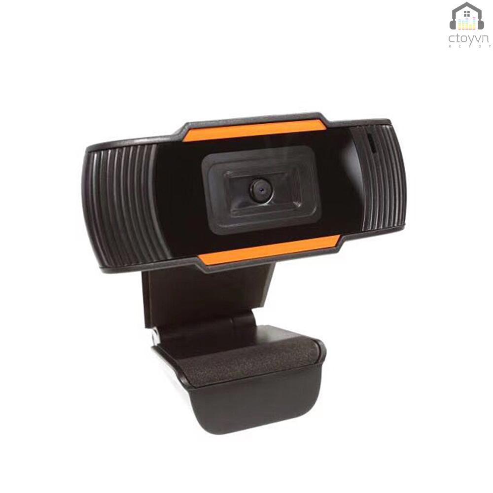 Webcam C3 720P cổng USB độ phân giải cao kèm micro hỗ trợ phát sóng trực tuyến