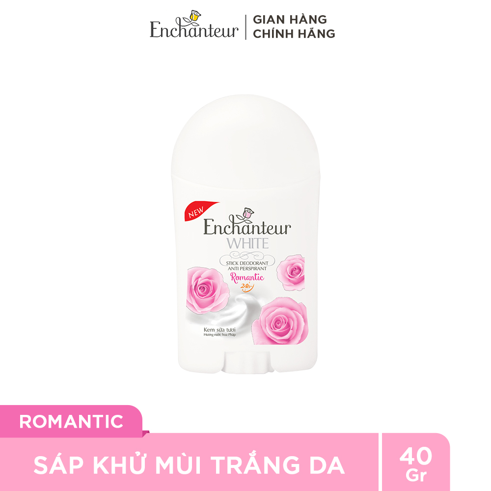 Sáp Khử Mùi Trắng Da Enchanteur Romantic 40gr