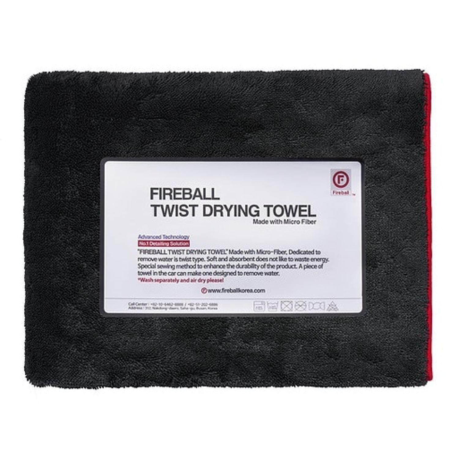 KHĂN LAU CAO CẤP LÀM KHÔ XE FIREBALL TWIST DRYING TOWEL, XUẤT XỨ HÀN QUỐC