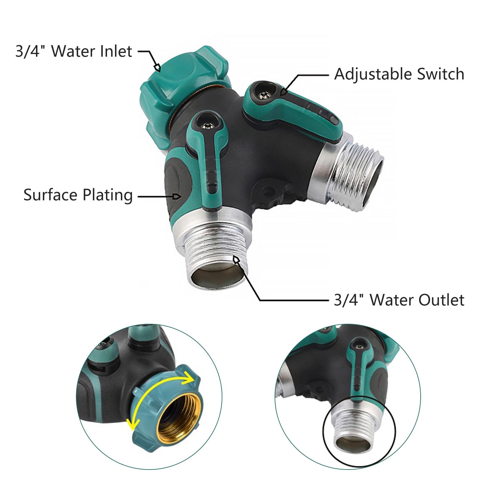 Bộ Tách Vòi 2 Chiều Vớ 3 Vòng Đệm 3/4 ''